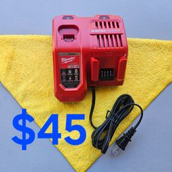 $45 New Milwaukee Rapid Charger (18-Volt / 12-Volt)