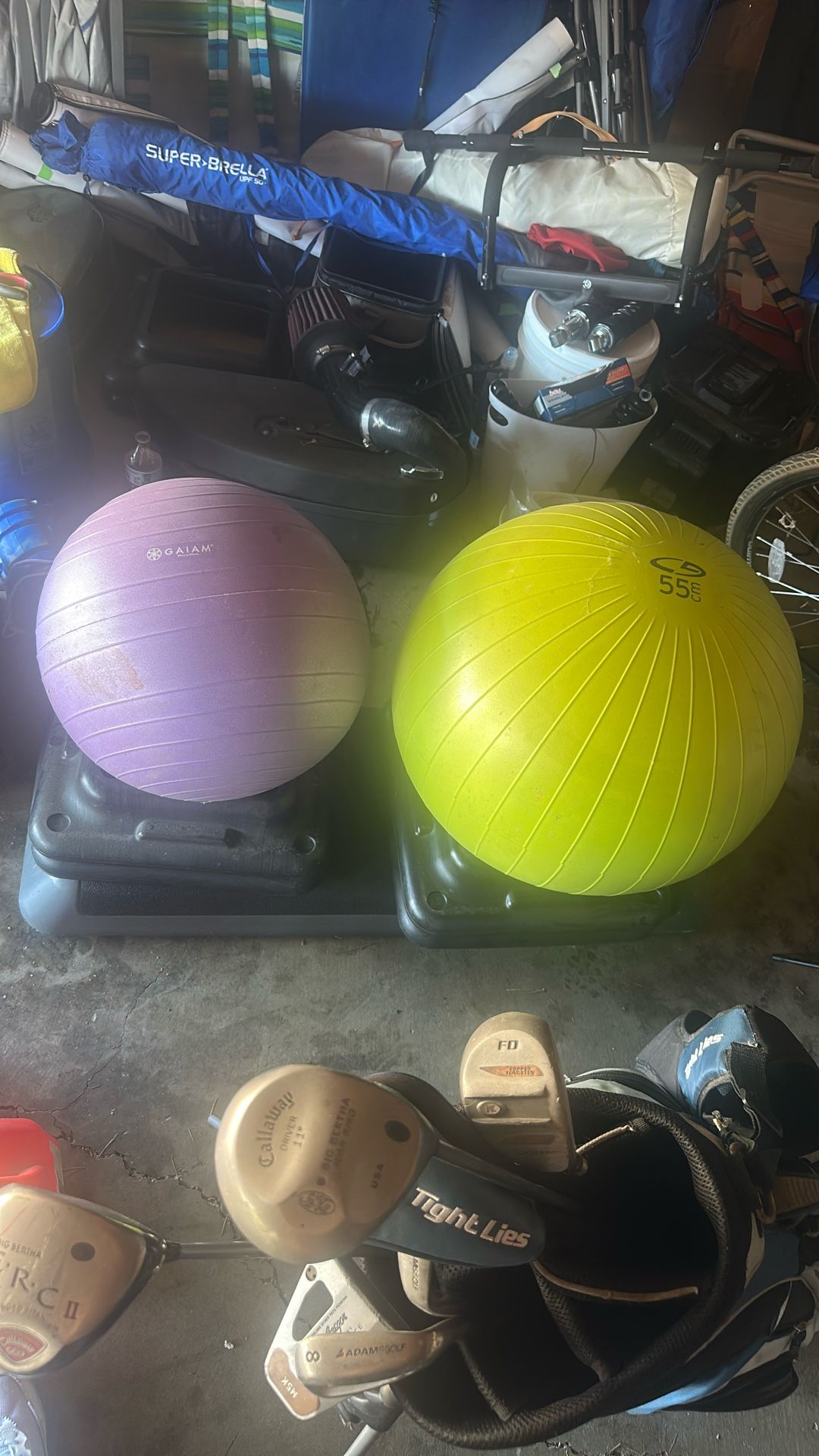 Medicine Balls And Step Deck