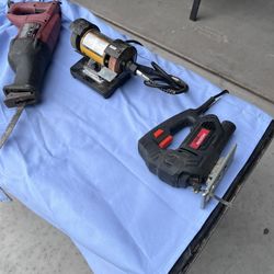 3” Bench Grinder W/hand Grind Attachment