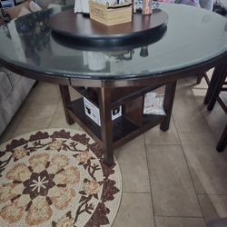 Kitchen Table 6 Chairs Tall