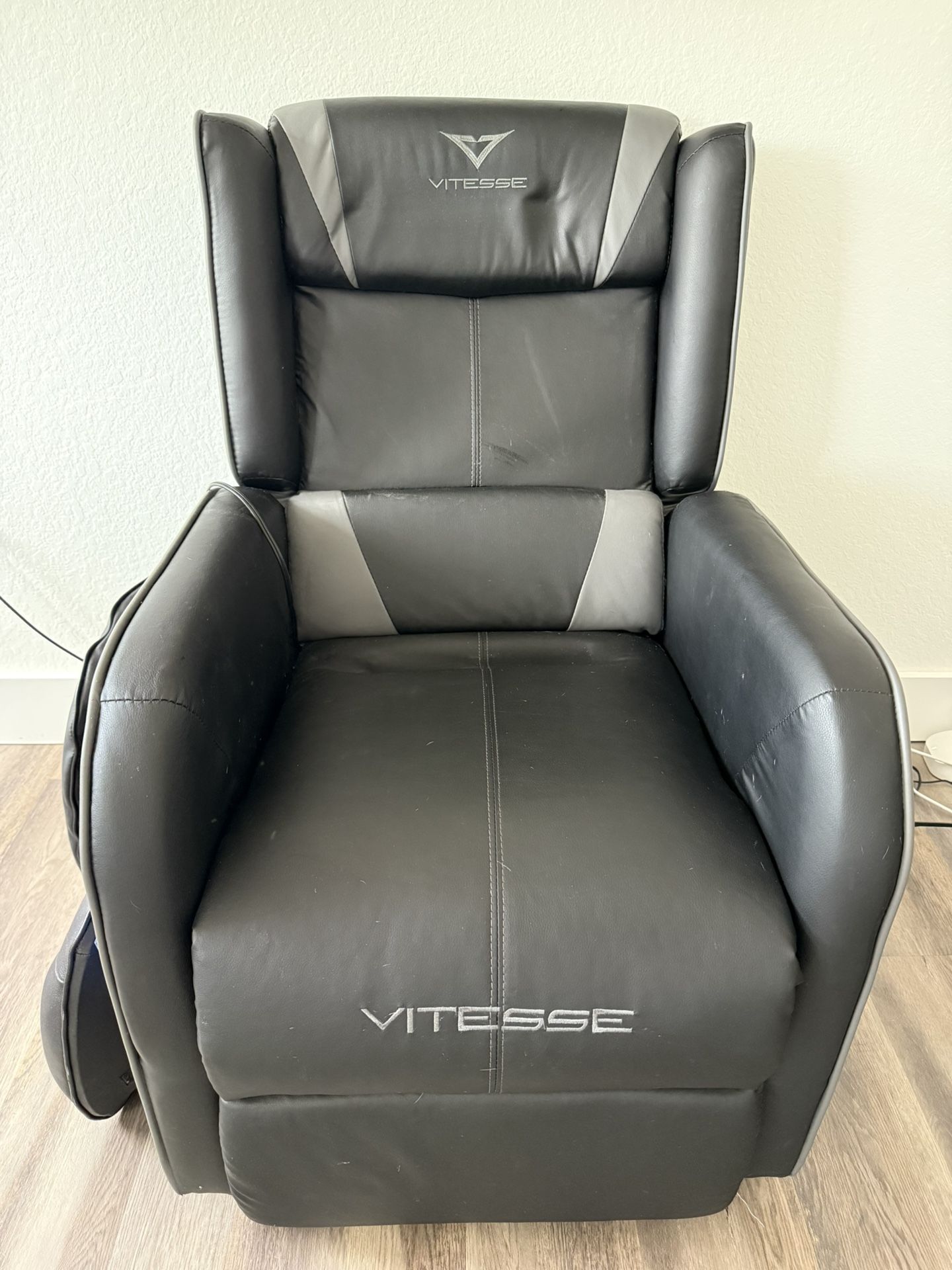 Reclining Leather Gaming Chair 