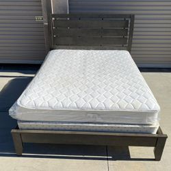 Queen Bed Frame With Mattress 
