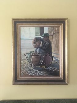 39 x 33 oil painting