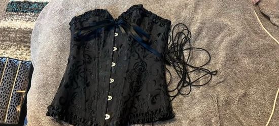 Black heart corset, Size xs