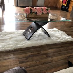 Glass Table Wit Stand 45$