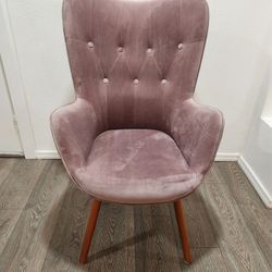 Wingback Velvet Chair
