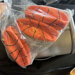 Un Inflated Basketballs