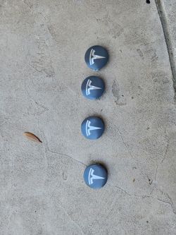 Tesla Wheel Center Caps