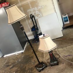 2 Lamps A Long One5’2 And A  Short One About 4’ 