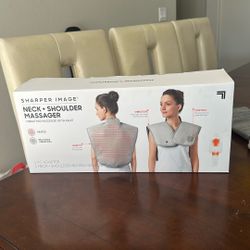 Sharper Image Neck And Shoulder Massager Wrap