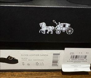 Coach sandals. size 9