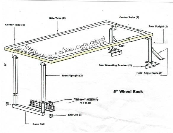Recreational Industries 5th Wheel Rack