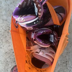 2 pairs of roller skates for girls $6 for both