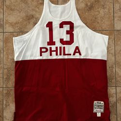 Wilt Chamberlain Philadelphia Throwback Jersey 