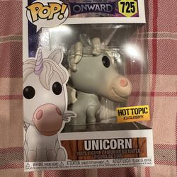 Funko Pop! Disney Onward Unicorn Hot Topic Exclusive #725 (VAULTED)