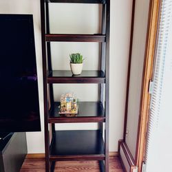 5-Tier Wood Ladder Shelf 