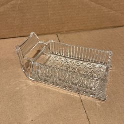 Vintage Glass Sleigh