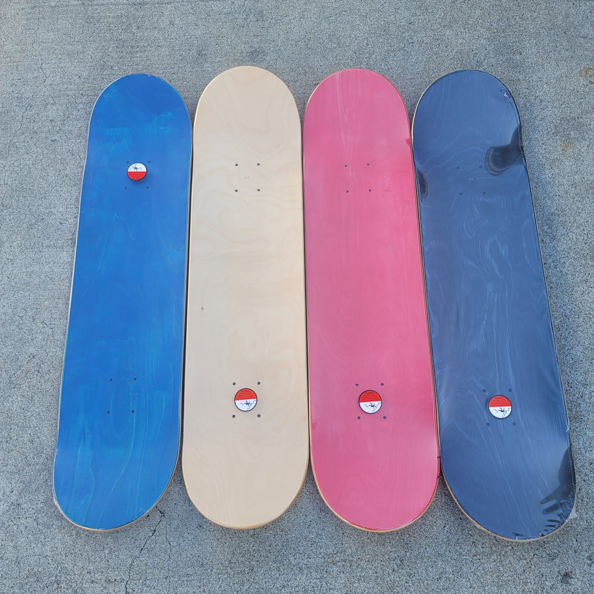 Skateboards Decks Canadian Maple Sizes 8.0 8.25 And 850