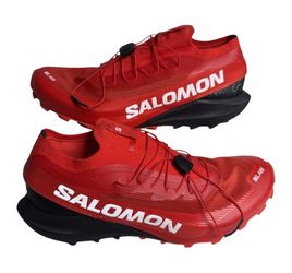 Size 7.5 9.5 13 - Salomon S/Lab Pulsar 3 Fiery Red Running Training Gym L(contact info removed)0 NEW!