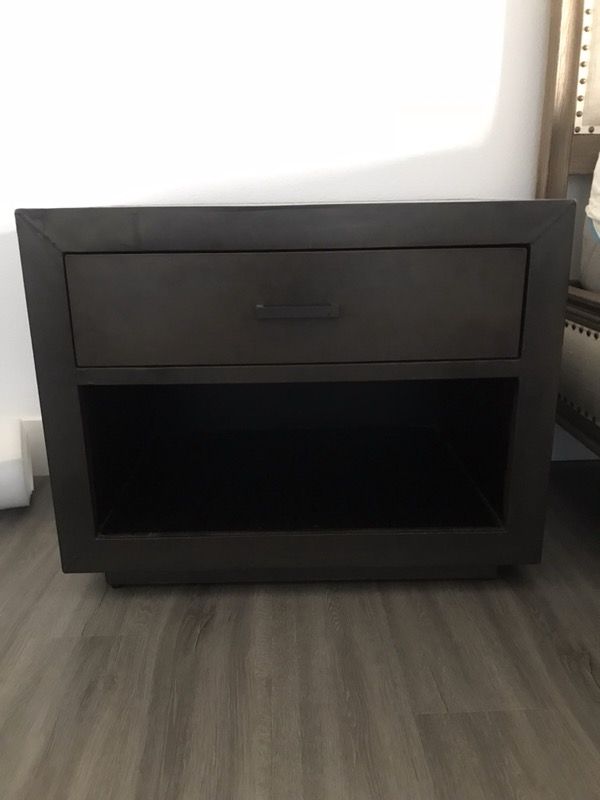 Restoration Hardware La Salle Metal Wrapped Nightstand For In Restoration Hardware La Salle Metal Wrapped Nightstand For In Los Angeles Ca Offerup