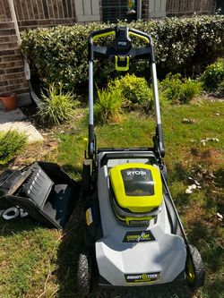 RYOBI 40V HP 21” Cross Cut Mower + 2 6Ah Batteries – $300