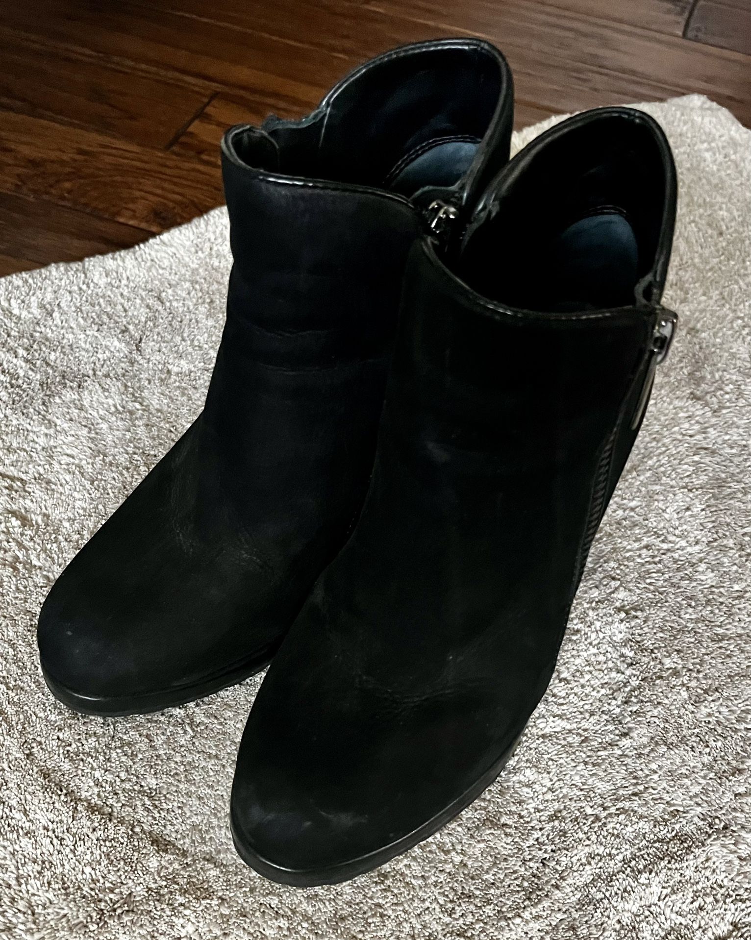 Black Ankle Boots Women’s 6.5