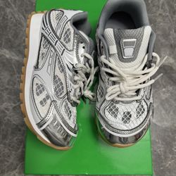 Bottega Veneta Silver White