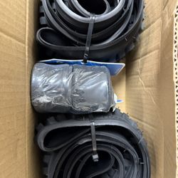 Two Mountain Bike Intertubes And Tires 