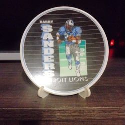 1992 Barry Sanders Collector Plate 