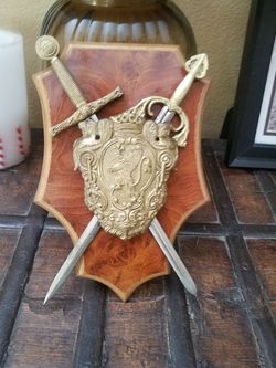 Beautiful medieval coat of Arms wall decoration