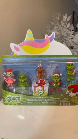THE GRINCH Dr. SEUSS COLLECTIBLE FIGURE SET 6 PIECES