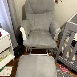 Glider with matching  Ottoman 