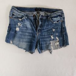 Women's Distressed Denim Shorts Size 13/31