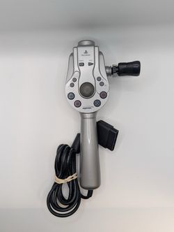 Playstation Agetec Bass Landing Fishing Reel Rod Game Controller PS1 & PS2