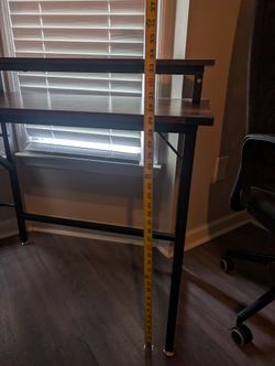 Sturdy Wood And Metal Desk 