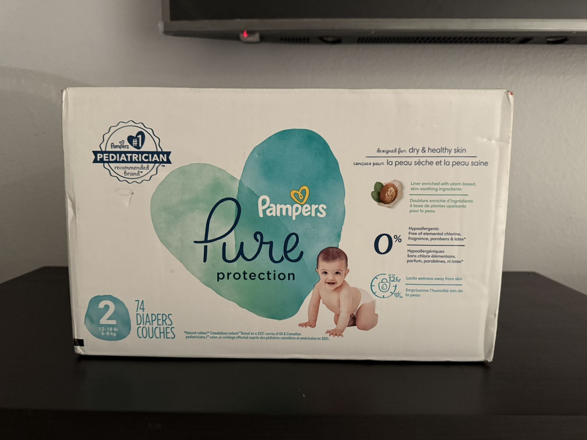 Pampers Pure Size 2 Diapers