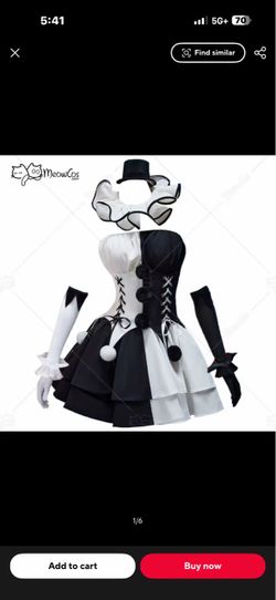 ART THE CLOWN FEMALE COSTUME
