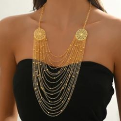  LAYERED MULTI- STRAND CHAINS EUROPEAN STYLE NECKLACES $20 EACH!!