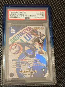 Dodgers Luffy PSA 10