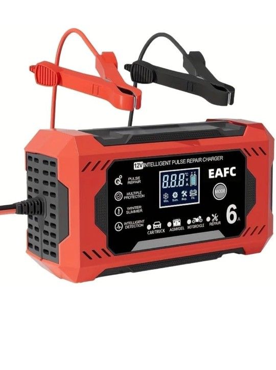 12V 6A Smart Battery Trickle Charger 