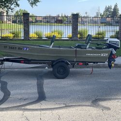 Bass Boat With Honda Motor