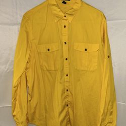 Vintage Yellow Lauren Ralph Lauren Long Sleeve XL Green Label