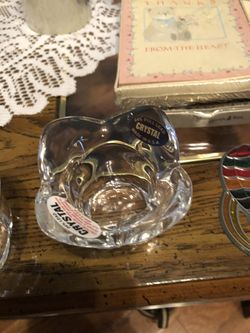 Crystal Glass & Little Fruit In Bowl
