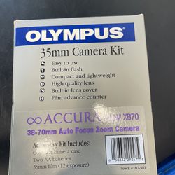 OLYMPUS Infinity Accura Zoom XB 70 35mm Point & Shoot Film Camera Kit New Sealed Box   