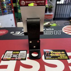 OCCIDENTAL LEATHER B5232 Black Sleeve Bar Holder