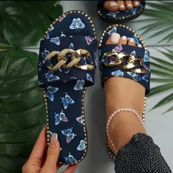 Trendy 🦋 Designer Print Sandals 