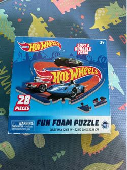 Hot Wheels Fun Foam Puzzle 28 Pieces