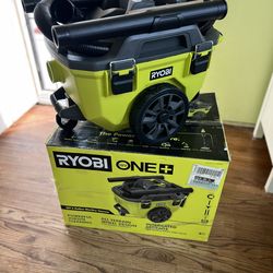 Ryobi 18V Cordless 6 Gallon Wet and Dry Vacuum TOOL ONLY / New