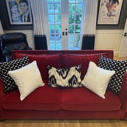2 Red Couches Sofas 