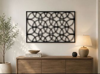 Large wire wall art